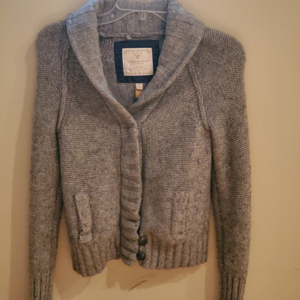 American Eagle Sweater, grey, M